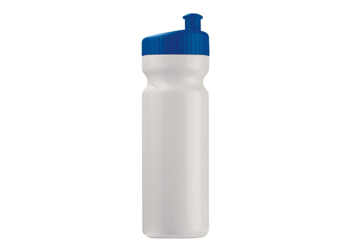 Gourde sport personnalisable Design 750 ml Blanc / bleu foncé